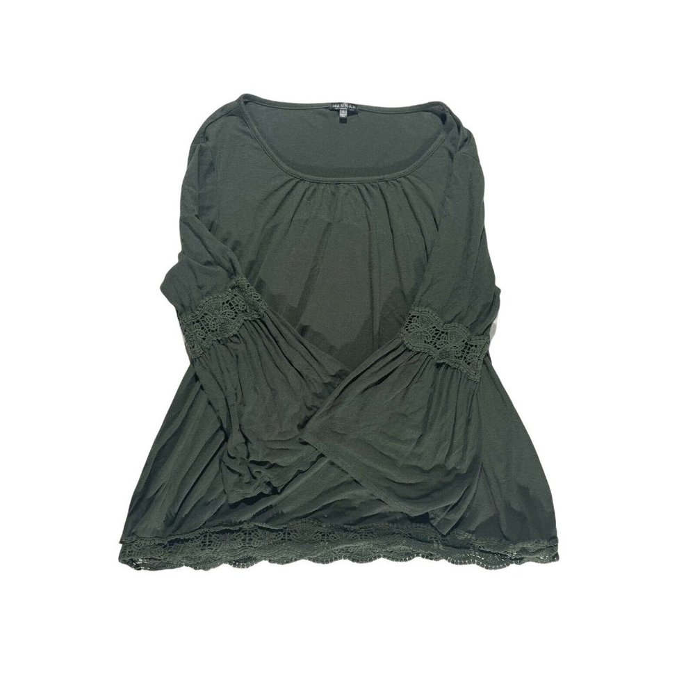 Womens Hanna green blouse size small.